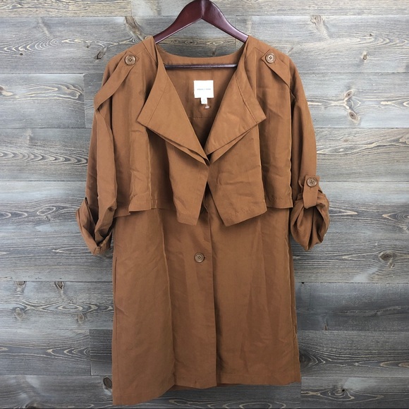 Urban Outfitters Jackets & Blazers - Silence and Noise Soft Drapey Trench Coat
